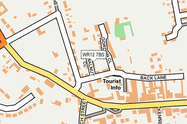 WR12 7BS map - OS OpenMap – Local (Ordnance Survey)