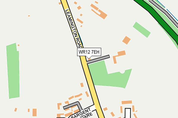 WR12 7EH map - OS OpenMap – Local (Ordnance Survey)