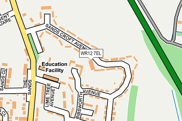 WR12 7EL map - OS OpenMap – Local (Ordnance Survey)