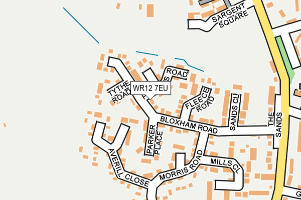 WR12 7EU map - OS OpenMap – Local (Ordnance Survey)