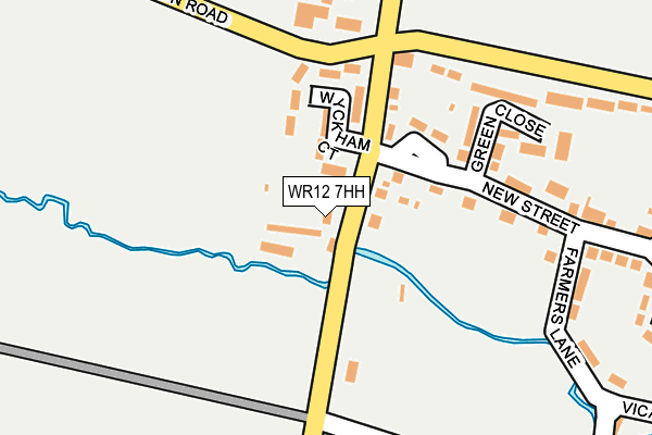WR12 7HH map - OS OpenMap – Local (Ordnance Survey)