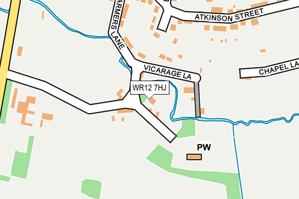 WR12 7HJ map - OS OpenMap – Local (Ordnance Survey)
