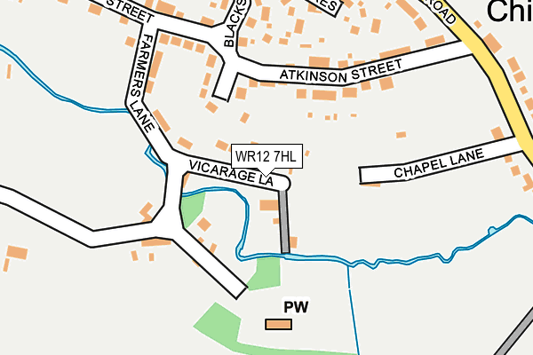 WR12 7HL map - OS OpenMap – Local (Ordnance Survey)