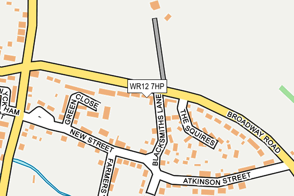WR12 7HP map - OS OpenMap – Local (Ordnance Survey)