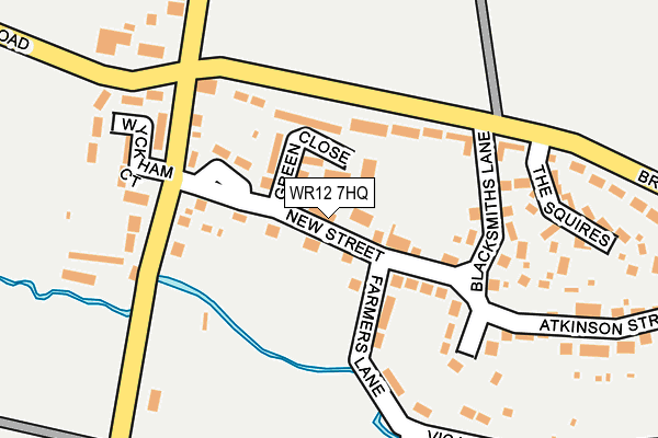 WR12 7HQ map - OS OpenMap – Local (Ordnance Survey)