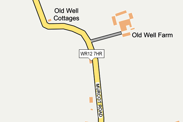 WR12 7HR map - OS OpenMap – Local (Ordnance Survey)