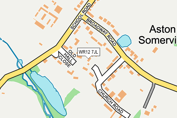 WR12 7JL map - OS OpenMap – Local (Ordnance Survey)