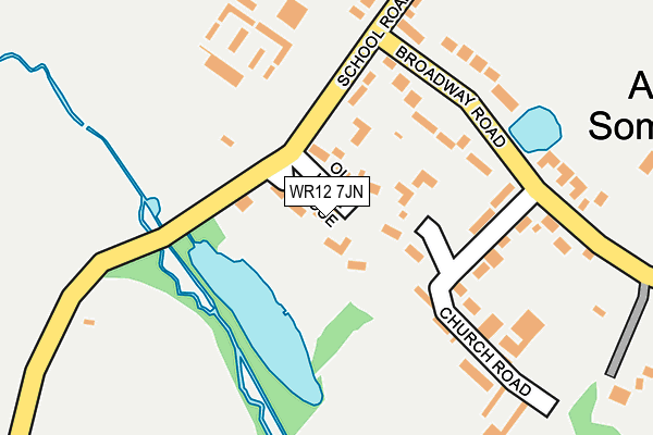 WR12 7JN map - OS OpenMap – Local (Ordnance Survey)