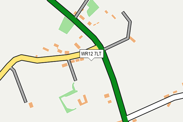 WR12 7LT map - OS OpenMap – Local (Ordnance Survey)