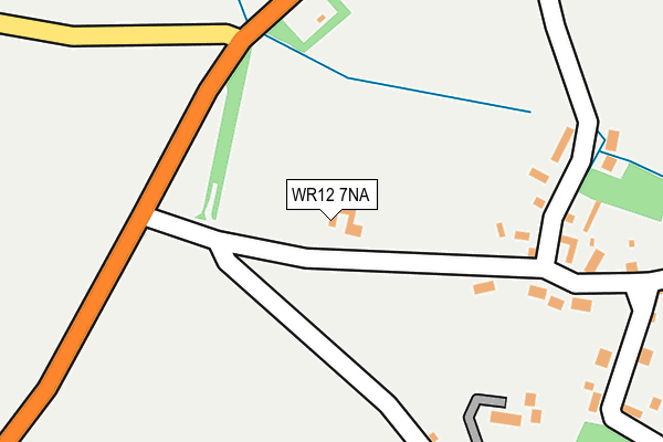 WR12 7NA map - OS OpenMap – Local (Ordnance Survey)