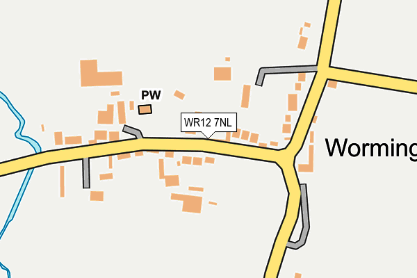 WR12 7NL map - OS OpenMap – Local (Ordnance Survey)