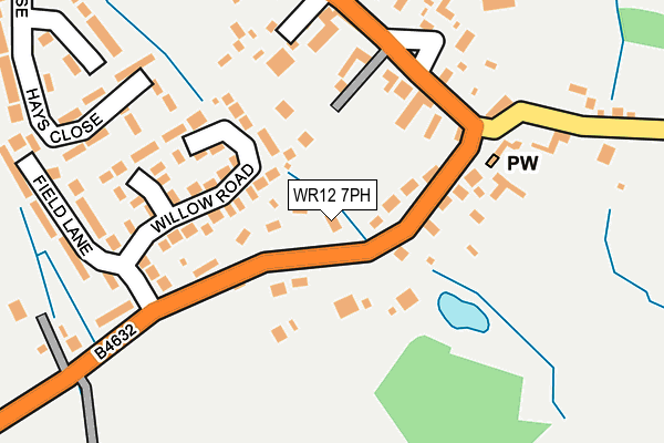 WR12 7PH map - OS OpenMap – Local (Ordnance Survey)