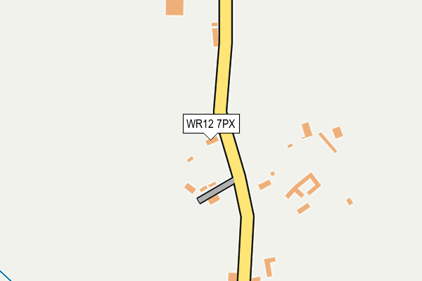 WR12 7PX map - OS OpenMap – Local (Ordnance Survey)