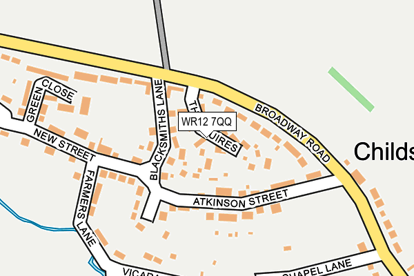 WR12 7QQ map - OS OpenMap – Local (Ordnance Survey)