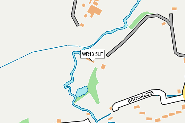 WR13 5LF map - OS OpenMap – Local (Ordnance Survey)