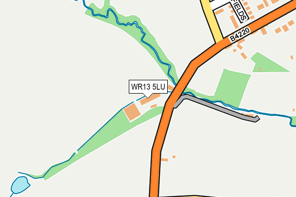 WR13 5LU map - OS OpenMap – Local (Ordnance Survey)