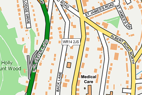 Map of HILLSIDE EDITORIAL LIMITED at local scale