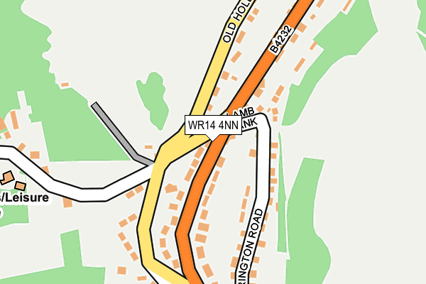 WR14 4NN map - OS OpenMap – Local (Ordnance Survey)