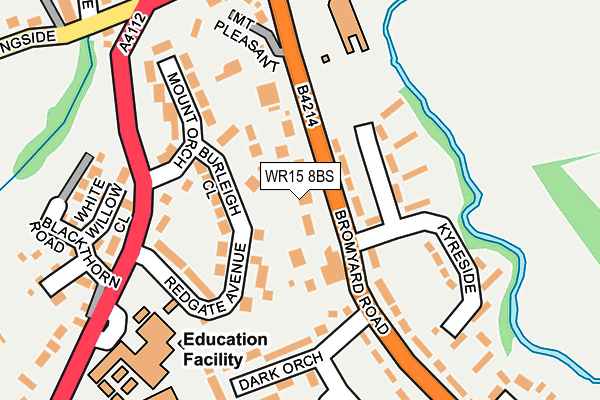 WR15 8BS map - OS OpenMap – Local (Ordnance Survey)