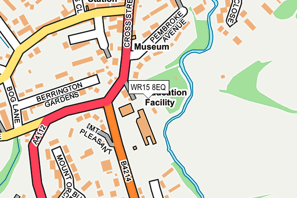 WR15 8EQ map - OS OpenMap – Local (Ordnance Survey)