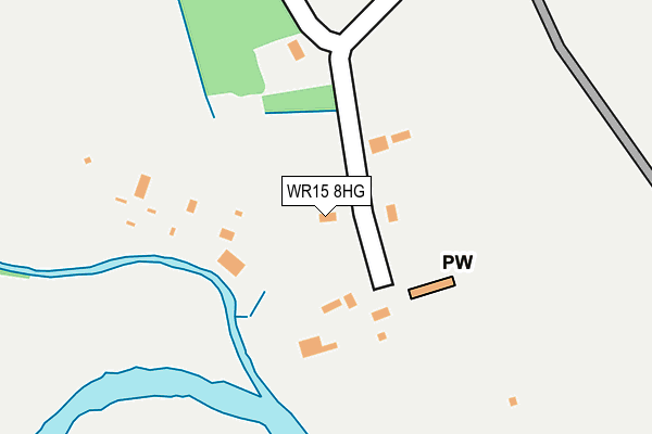 WR15 8HG map - OS OpenMap – Local (Ordnance Survey)