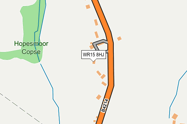 WR15 8HJ map - OS OpenMap – Local (Ordnance Survey)