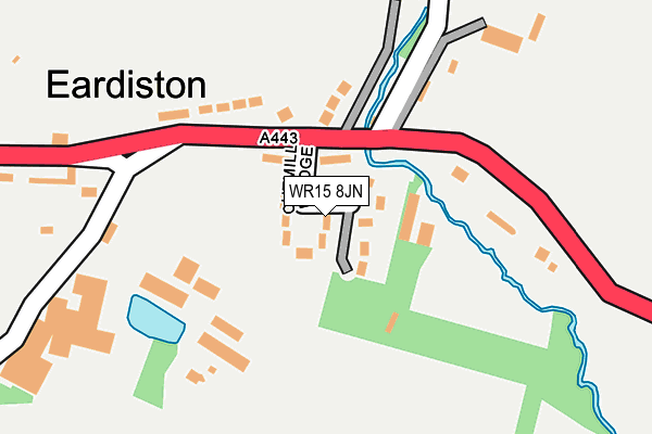 WR15 8JN map - OS OpenMap – Local (Ordnance Survey)