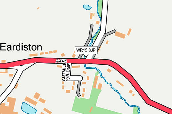 WR15 8JP map - OS OpenMap – Local (Ordnance Survey)