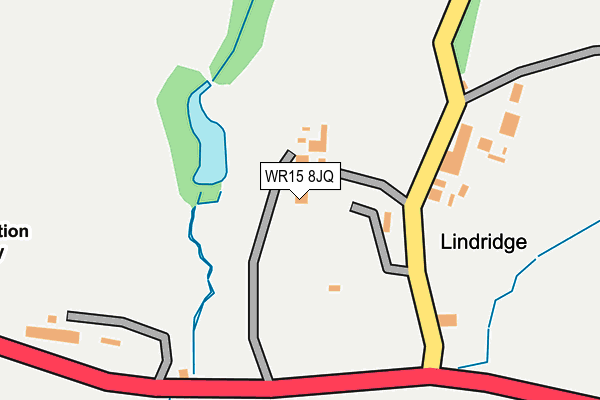 WR15 8JQ map - OS OpenMap – Local (Ordnance Survey)