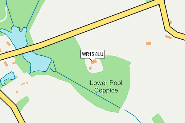 WR15 8LU map - OS OpenMap – Local (Ordnance Survey)
