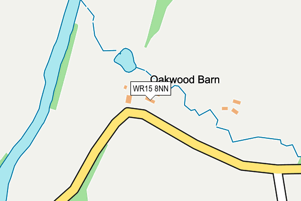 WR15 8NN map - OS OpenMap – Local (Ordnance Survey)