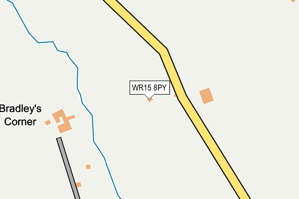 WR15 8PY map - OS OpenMap – Local (Ordnance Survey)