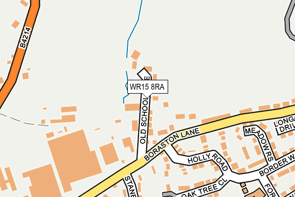 WR15 8RA map - OS OpenMap – Local (Ordnance Survey)