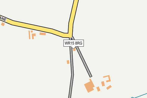 WR15 8RG map - OS OpenMap – Local (Ordnance Survey)