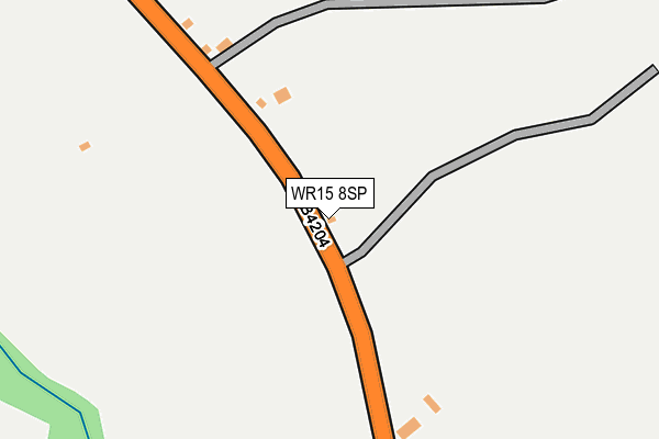 WR15 8SP map - OS OpenMap – Local (Ordnance Survey)