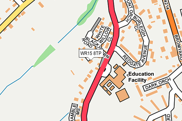 WR15 8TP map - OS OpenMap – Local (Ordnance Survey)