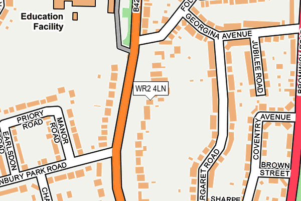Map of NORWOOD GREEN PROPERTIES (WEST) LIMITED at local scale