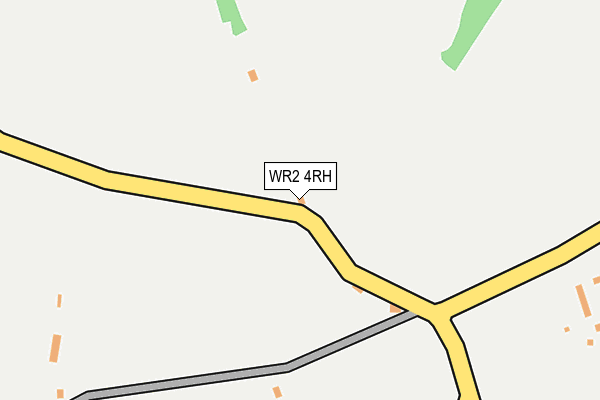 WR2 4RH map - OS OpenMap – Local (Ordnance Survey)