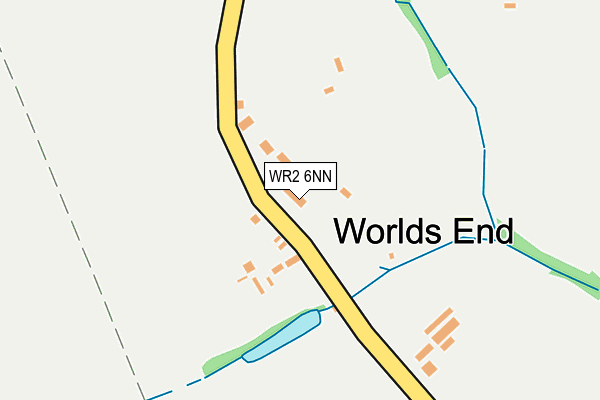 WR2 6NN map - OS OpenMap – Local (Ordnance Survey)