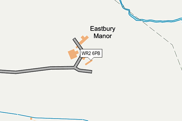 WR2 6PB map - OS OpenMap – Local (Ordnance Survey)