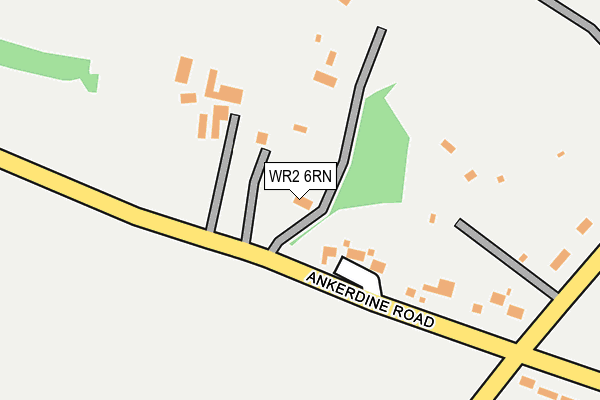 WR2 6RN map - OS OpenMap – Local (Ordnance Survey)