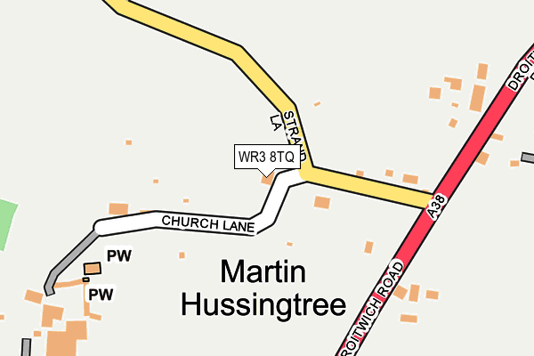Map of HUSSINGTREE BLENDS LIMITED at local scale