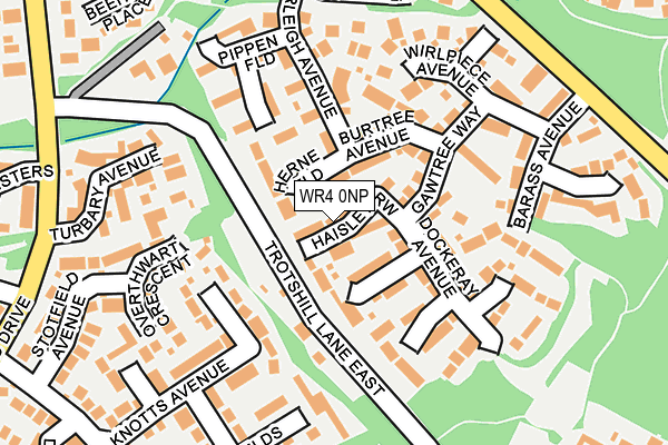 WR4 0NP map - OS OpenMap – Local (Ordnance Survey)