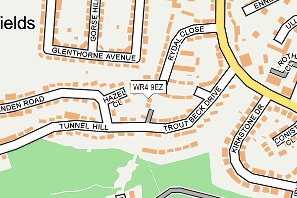 WR4 9EZ map - OS OpenMap – Local (Ordnance Survey)