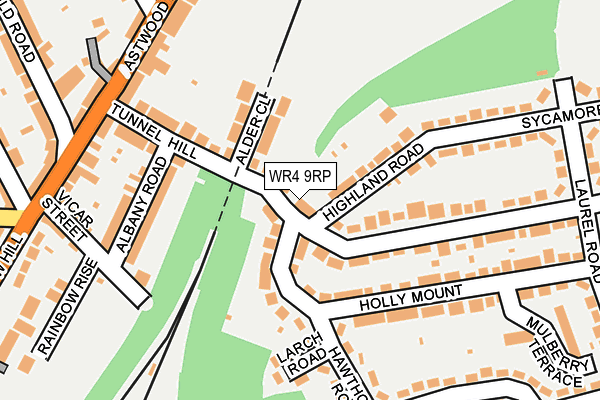WR4 9RP map - OS OpenMap – Local (Ordnance Survey)