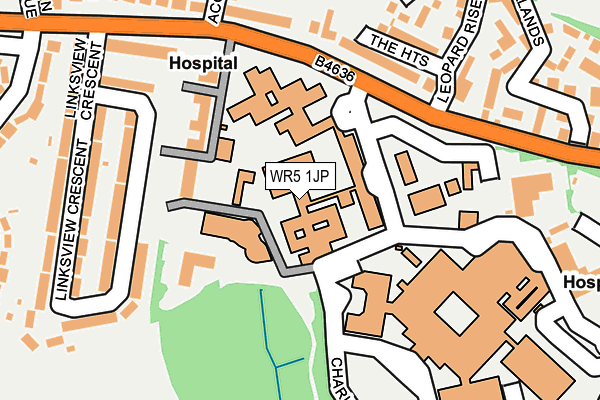 WR5 1JP map - OS OpenMap – Local (Ordnance Survey)