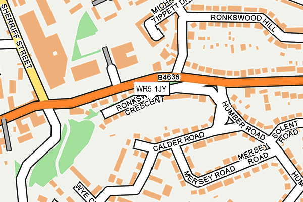 WR5 1JY map - OS OpenMap – Local (Ordnance Survey)