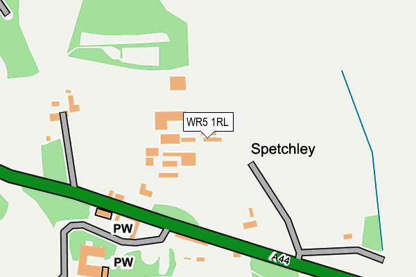 WR5 1RL map - OS OpenMap – Local (Ordnance Survey)