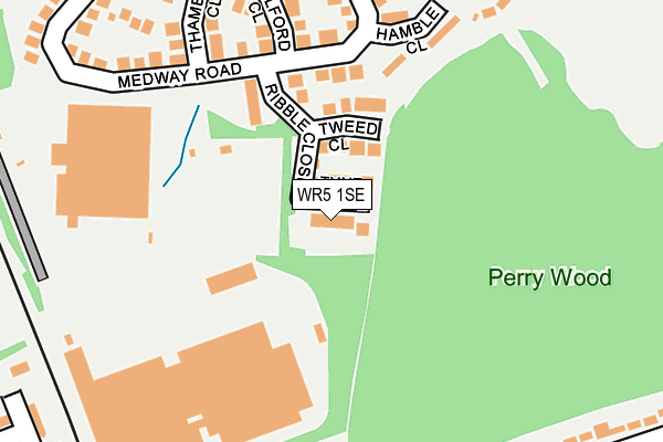 WR5 1SE map - OS OpenMap – Local (Ordnance Survey)