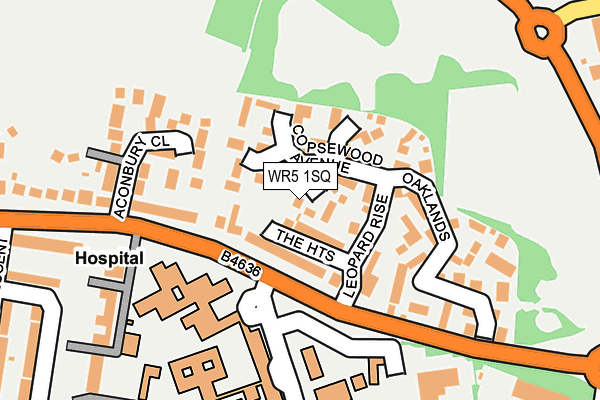 WR5 1SQ map - OS OpenMap – Local (Ordnance Survey)